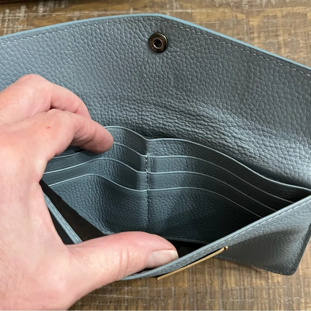 Lavemi RFID Blocking Ultra Slim Real Leather Credit Card Holder Clutch Wallet - Picture 3 of 7